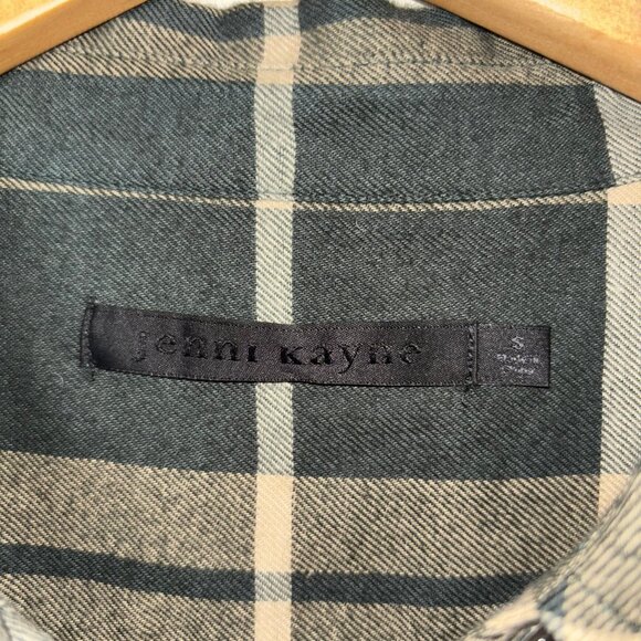 Jenni Kayne Women's Cotton Plaid Flannel Button Down Shirt Size S - Picture 8 of 12